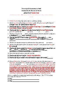 Transcript of Examination on Oath - Master